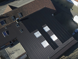Referenzen: Photovoltaik-Anlage von Goldenberger Elektro AG